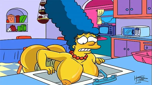 Nouveaux Les Simpsons Hentai - Marge Sexy (GIF clips Clips