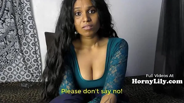 Friske Bored Indian Housewife begs for threesome in Hindi with Eng subtitles klip Klip