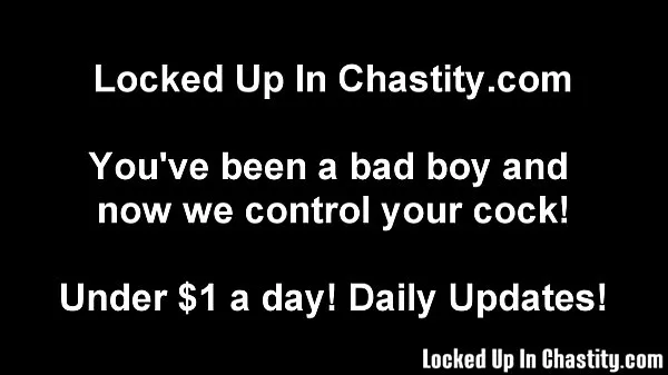 Fresh How does it feel to be locked in chastity clips Clips