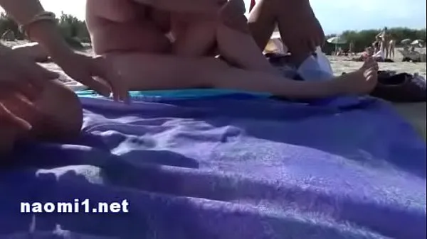 Φρέσκα public beach cap agde by naomi slut κλιπ Κλιπ