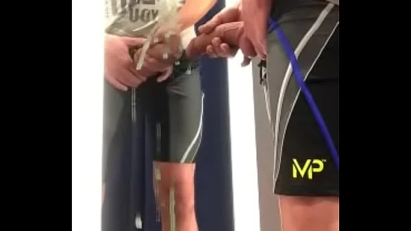 مقاطع Dare: In a fitting room trying on bathers, cumshot on mirror and licking cum جديدة مقاطع