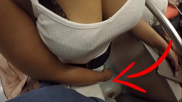 تازہ Unknown Blonde Milf with Big Tits Started Touching My Dick in Subway ! That's called Clothed Sex کلپس کلپس