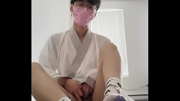 Świeże asian hanfu sissy femboy twink white socks anal and huge cumshot klipy Klipy