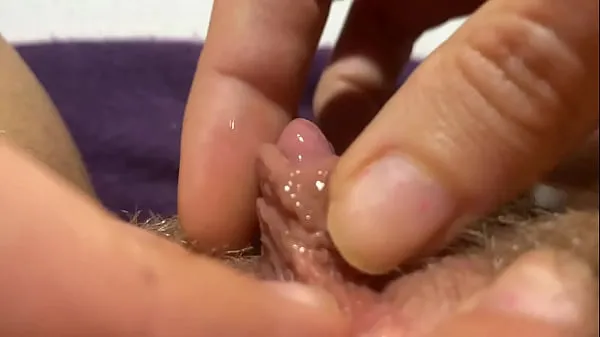 Friss huge clit jerking orgasm extreme closeup klip Klipek