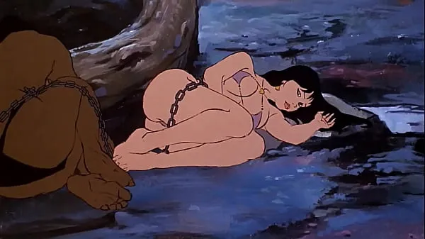 Färska Sexy Brunette Gets Captured By Savages / Erotic Animated Fantasy / Toons / Anime klipp Klipp